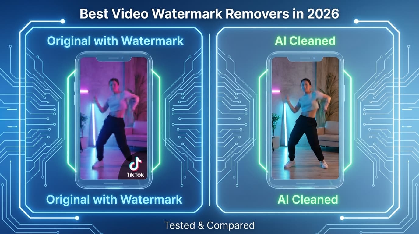 Best Video Watermark Removal Tools in 2026 (Tested & Compared)